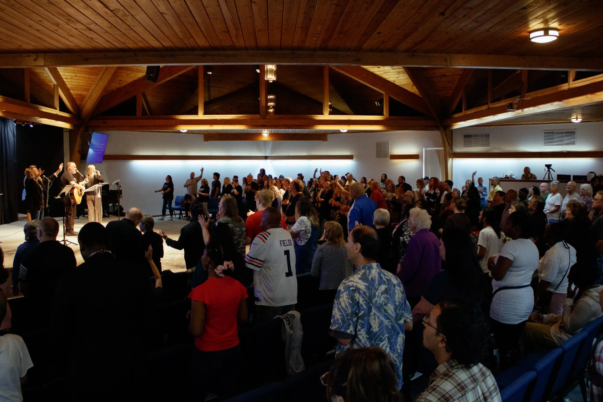 A full house during a Redeemed Life service