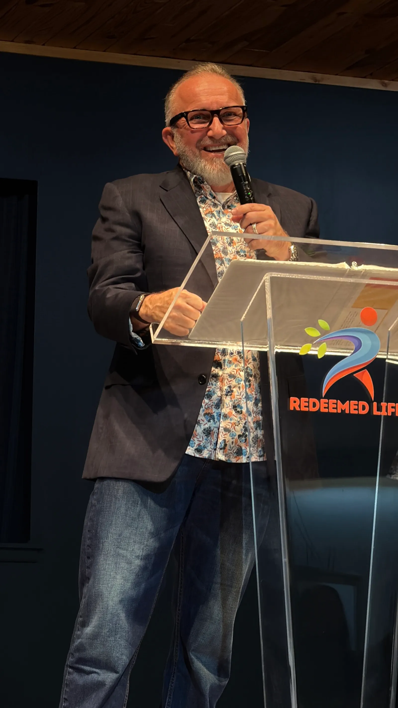Dr. James Hightshoe preaching